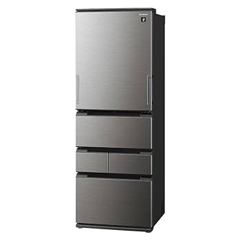 Amazon | シャープ 冷蔵庫 幅65.0cm 457L 両開き(どっちもドア